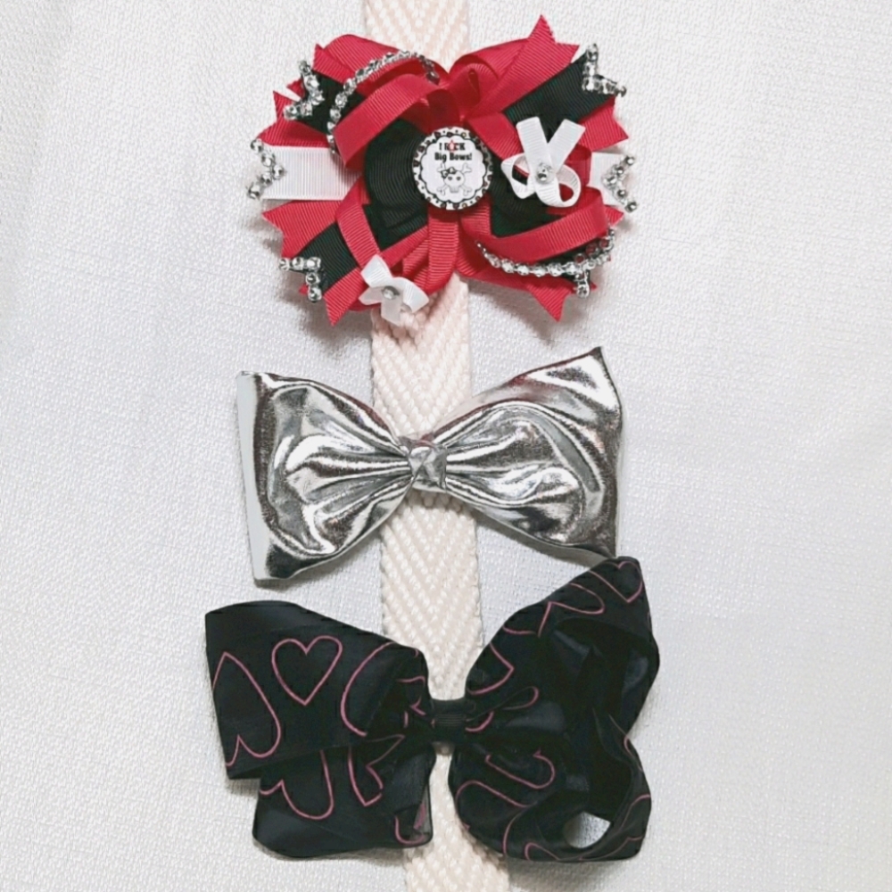 Specialty/Lame Hair Bows☆Set of 3